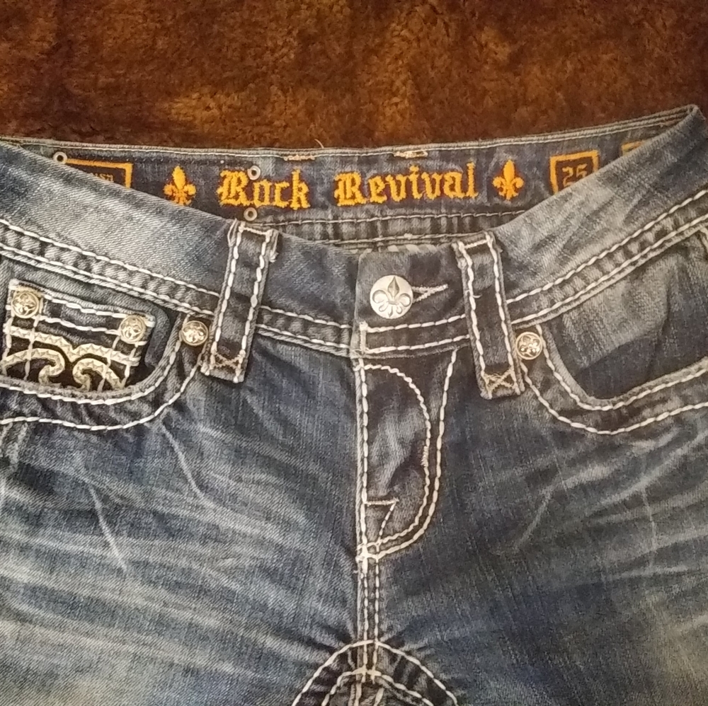 Rock Revival Bluebell Easy Straight Stretch Jean